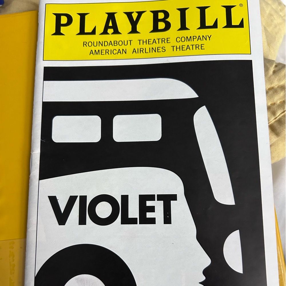Violet broadway playbill